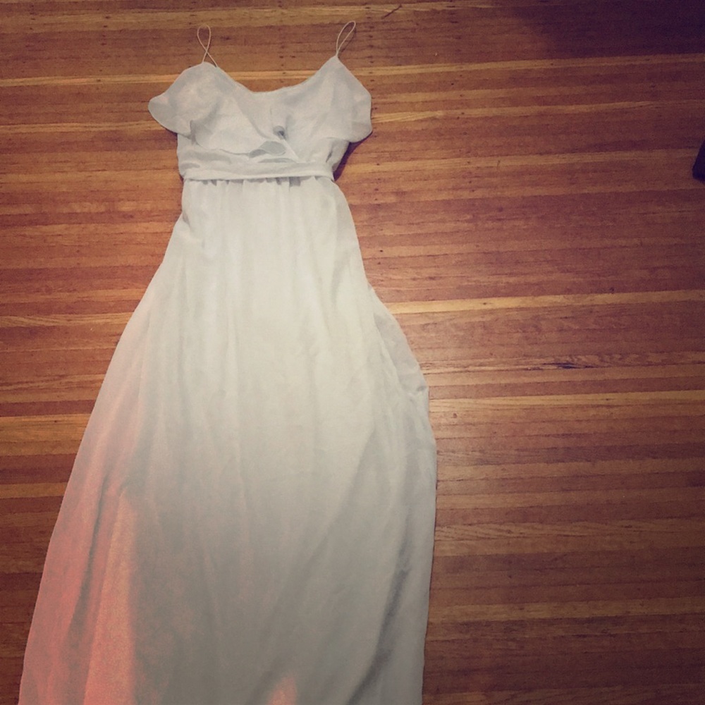 Cloud maxi chiffon dress